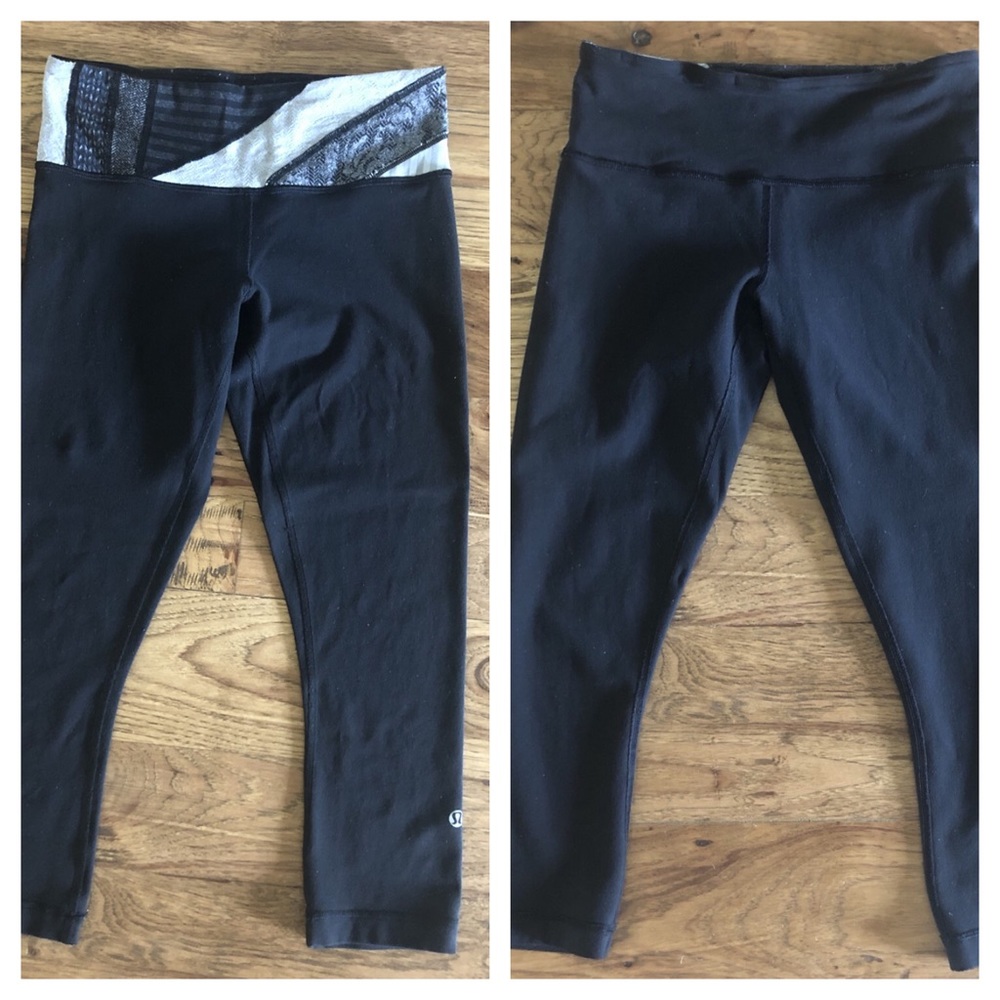 Lululemon Crop Reversible Leggings Wunder Unders